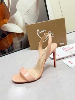 LOUBOUTIN Pumps & Heels Patent Leather (Nude) EU35-39 B60202606033213119