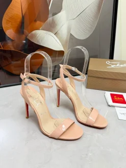Alternative view of LOUBOUTIN Pumps & Heels Patent Leather (Nude-Red) EU35-39 B60202606033215119