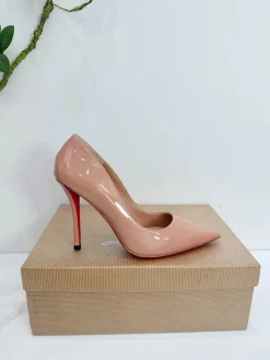 LOUBOUTIN Pumps & Heels Patent Leather (Nude-Red) EU35-42 B71202606033214119