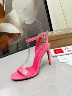 LOUBOUTIN Pumps & Heels Patent Leather (Pink) EU35-39 B60202606033216119