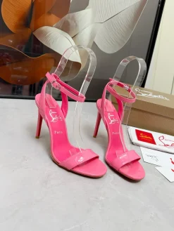 Alternative view of LOUBOUTIN Pumps & Heels Patent Leather (Pink) EU35-39 B60202606033216119