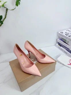Alternative view of LOUBOUTIN Pumps & Heels Patent Leather (Pink-Red-Black) EU35-42 B71202606033217119