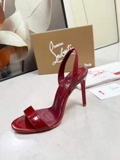 LOUBOUTIN Pumps & Heels Patent Leather (Red) EU35-39 B60202606033219119