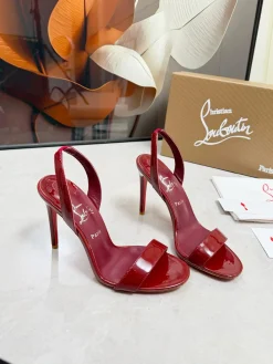 Alternative view of LOUBOUTIN Pumps & Heels Patent Leather (Red) EU35-39 B60202606033219119