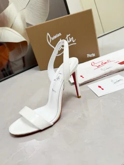 LOUBOUTIN Pumps & Heels Patent Leather (White-Red) EU35-39 B60202606033220119