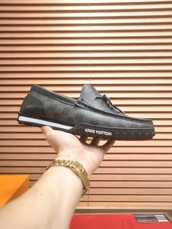 LV Boat Shoes & Espadrilles Leather (Black-White) EU39-45 C20202606031927139