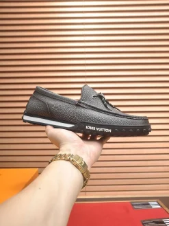 LV Boat Shoes & Espadrilles Leather (Black-White) EU39-45 C20202606031928139