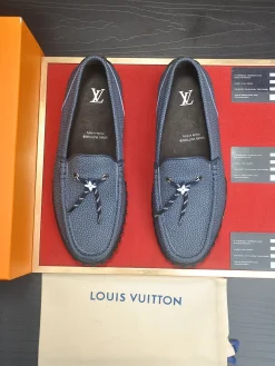 Alternative view of LV Boat Shoes & Espadrilles Leather (Blue-White-Black) EU39-45 C20202606031929139