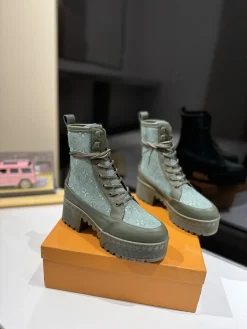 Alternative view of LV Boots & Booties Denim-Leather (Green) EU35-41 B80202606031932129