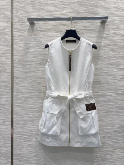 LV Coats & Jackets Cotton (White) S-M-L C05202606011455129