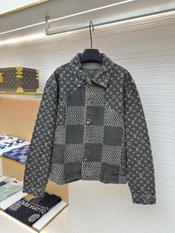LV Coats & Jackets Denim (Grey-Black) 46-52 B95202606130192139