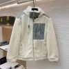 LV Coats & Jackets Fleece (White-Blue) 34-44 C75202606130812159