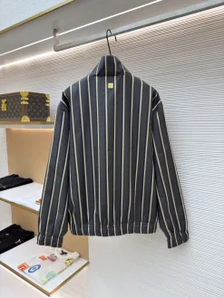 Alternative view of LV Coats & Jackets Nylon (Gray-White-Blue) S-XL B75202606130498129