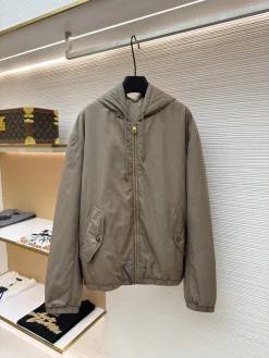 LV Coats & Jackets Nylon (Khaki) XS-L D35202606130987179