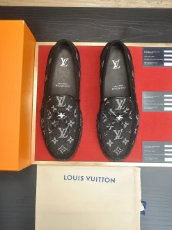 Alternative view of LV Flats & Loafers Canvas-Suede (Black-White) EU39-45 C20202606031941139
