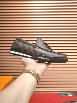 LV Flats & Loafers Coated Canvas (Brown-Black-White) EU39-45 C20202606031940139