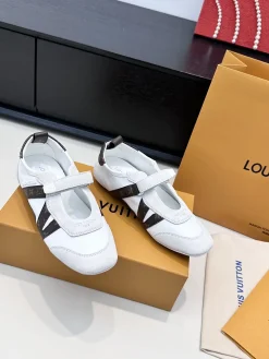 Alternative view of LV Flats & Loafers Leather-Suede (White-Brown) EU35-41 C50202606031962149