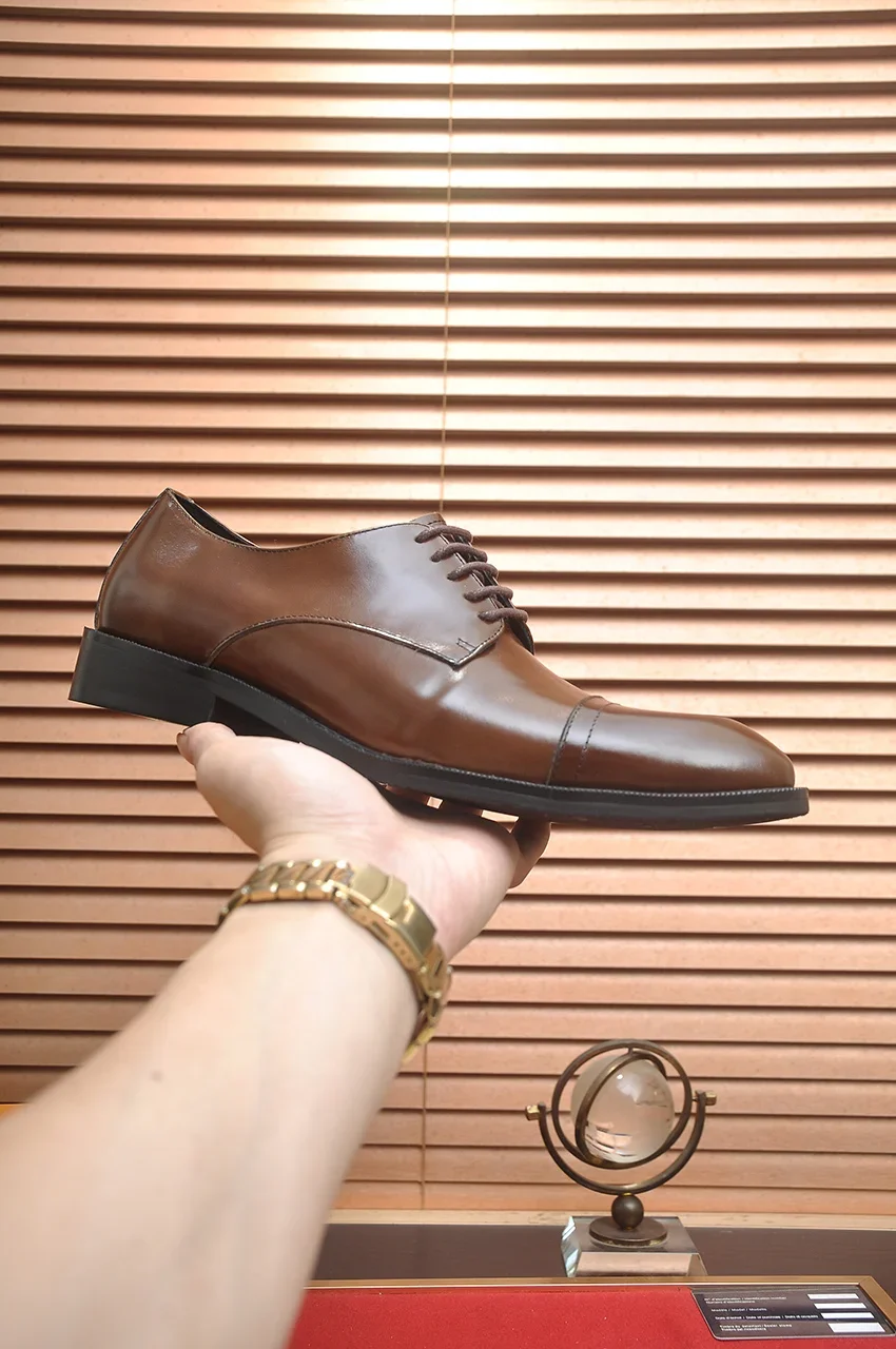 LV Formal Shoes Leather (Brown-Black) EU38-45 B40202606031981109