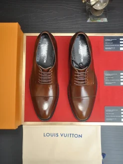 Alternative view of LV Formal Shoes Leather (Brown-Black) EU38-45 B40202606031981109