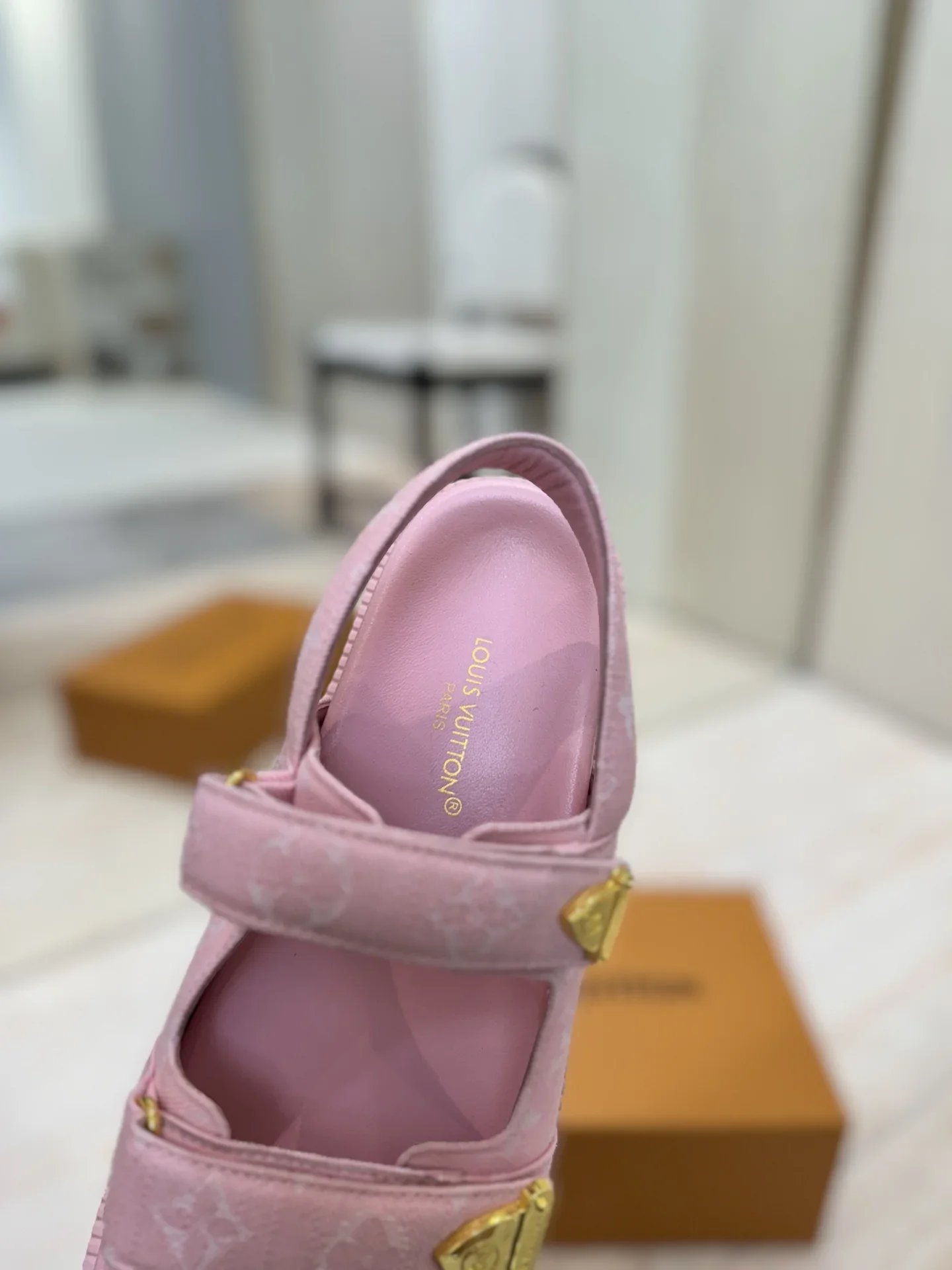 LV Sandals & Mules Canvas (Pink-Gold) EU35-39 C00202606032042129 - Image 10