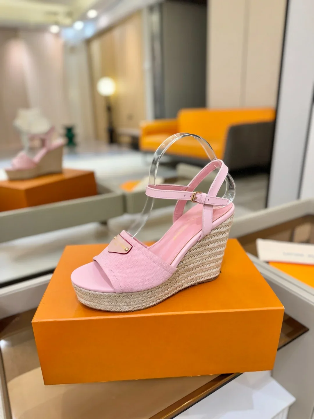 LV Sandals & Mules Canvas-Rope (Pink-Beige) EU34-42 C50202606032045149