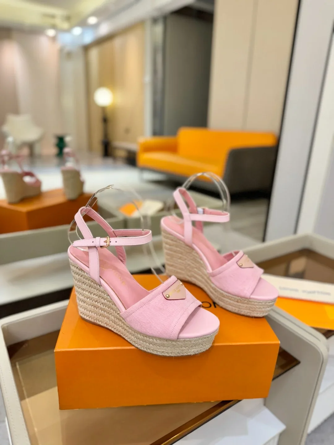 LV Sandals & Mules Canvas-Rope (Pink-Beige) EU34-42 C50202606032045149 - Image 2