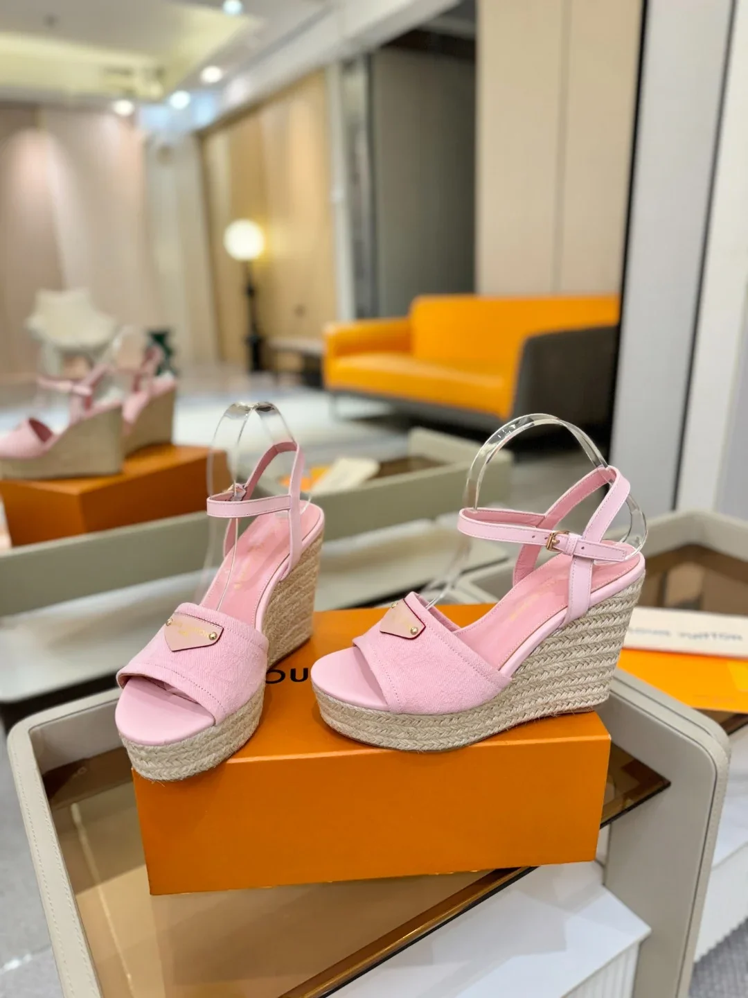 LV Sandals & Mules Canvas-Rope (Pink-Beige) EU34-42 C50202606032045149 - Image 6