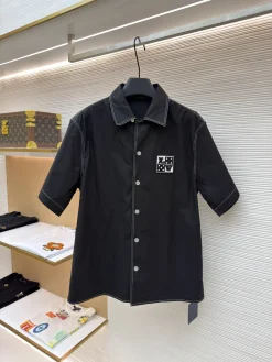 LV Shirts & Polos Cotton (Black-White) S-XL B05202606130194109