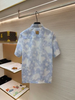 Alternative view of LV Shirts & Polos Cotton (Blue-White) S-XL A9020260613013799