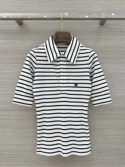 LV Shirts & Polos Cotton (White-Black) S-L A8020260601087599
