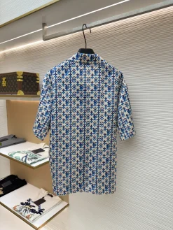 Alternative view of LV Shirts & Polos Cotton (White-Blue) S-XL A9020260613067699