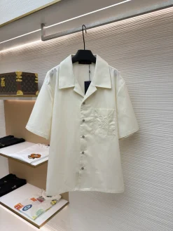 LV Shirts & Polos Cotton (White) S-XL B10202606130500109