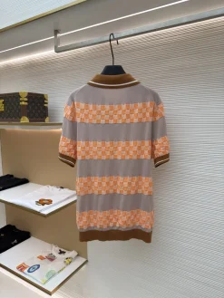Alternative view of LV Shirts & Polos Knit (Brown-Orange-White) S-XL B15202606130807109