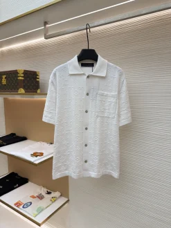 LV Shirts & Polos Knit (White) S-XL B15202606130304109