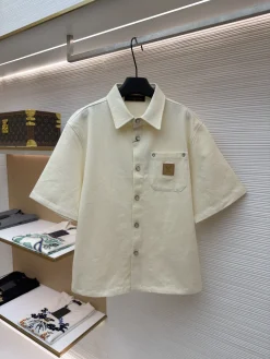 LV Shirts & Polos Linen (Cream) S-XL B35202606130193119