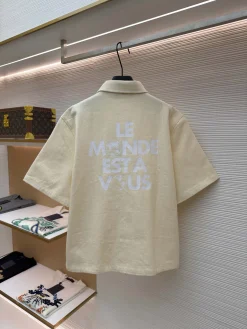 Alternative view of LV Shirts & Polos Linen (Cream) S-XL B35202606130193119