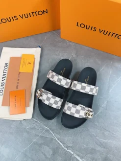 LV Slides & Slippers Canvas (Black-Grey-Brown-White) EU35-46 A8020260603216199