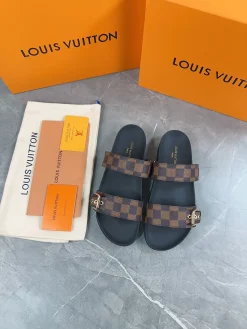 Alternative view of LV Slides & Slippers Canvas (Black-Grey-Brown-White) EU35-46 A8020260603217499