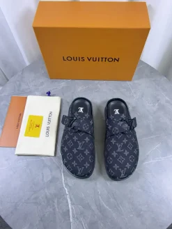 LV Slides & Slippers Canvas (Blue-Navy-Black) EU38-46 B0020260603221199