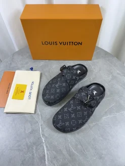 Alternative view of LV Slides & Slippers Canvas (Blue-Navy-Black) EU38-46 B0020260603221199