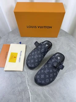 Alternative view of LV Slides & Slippers Canvas (Blue-Navy-Black) EU38-46 B0020260603221299