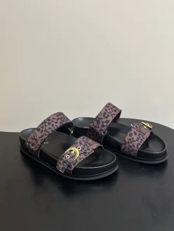 LV Slides & Slippers Canvas (Brown-Black-Gold) EU35-39 B80202606032178129