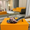 LV Slides & Slippers Canvas-Leather (Brown-Pink-Black) EU34-42 B90202606032233129