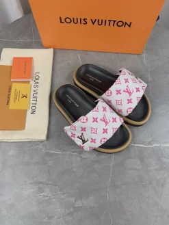 Alternative view of LV Slides & Slippers Canvas-Rubber (Brown-Black-White-Pink) EU35-45 A6020260603219489
