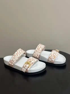 LV Slides & Slippers Canvas (White-Brown) EU35-39 B80202606032168129