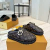 LV Slides & Slippers Coated Canvas (Brown-Black) EU35-45 B30202606032172109