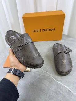 LV Slides & Slippers Coated Canvas (Brown) EU38-46 B10202606032224109
