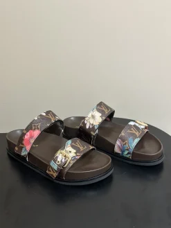 LV Slides & Slippers Coated Canvas (Brown-Multi) EU35-39 B80202606032177129