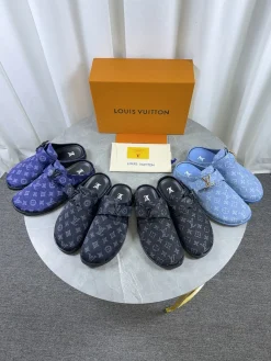 Alternative view of LV Slides & Slippers Denim (Blue-Black) EU38-46 B0020260603220899