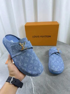 LV Slides & Slippers Denim (Blue) EU38-46 B0020260603221399